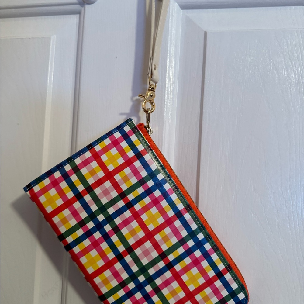 ban.do Multicolor Plaid Clutch
